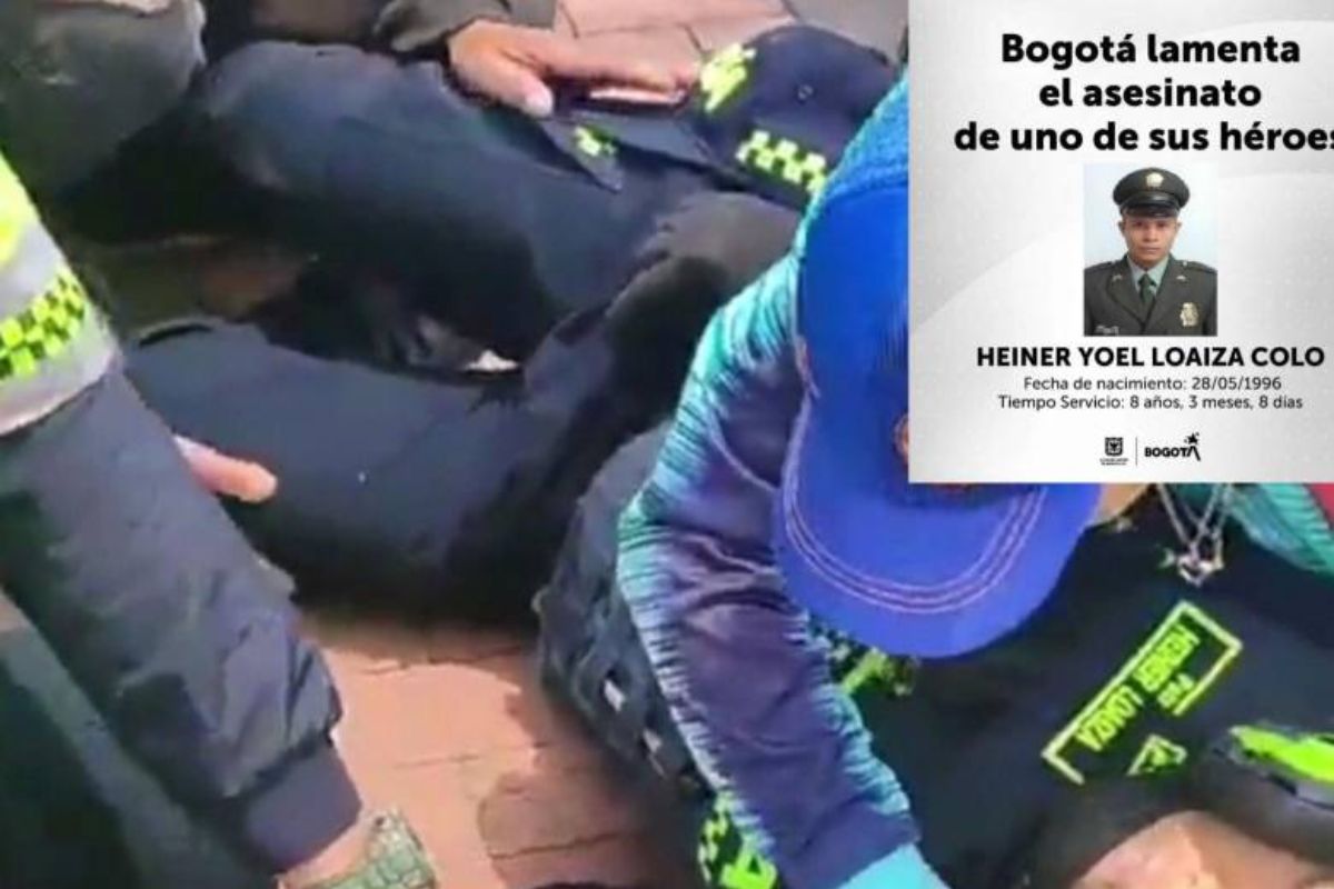 Inseguridad en Bogotá: así fue la balacera en la que murió un joven patrullero de la Policía 