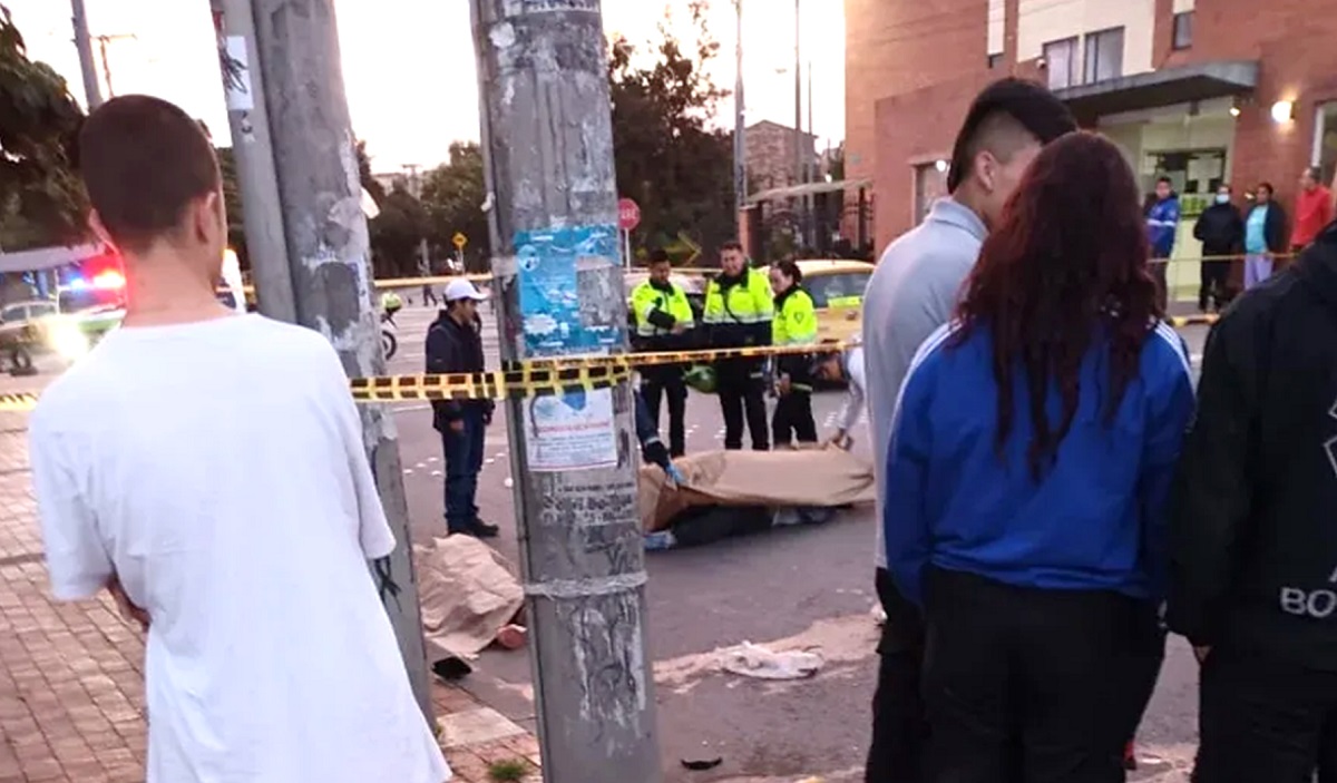 Accidente: 2 muertos en Bogotá, deja celebración de triunfo de Colombia