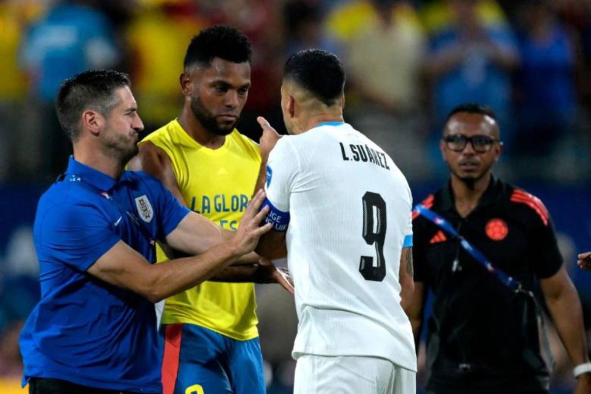 Luis Suárez explicó por qué se peleó con Miguel Borja tras la semifinal de la Copa América