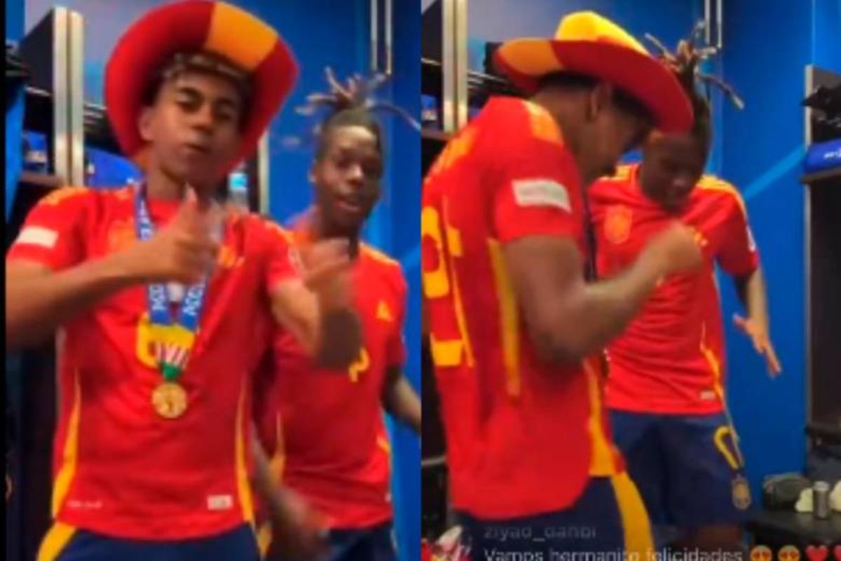En video: jugadores de España celebraron la Eurocopa bailando “El ritmo que nos une”, de Ryan Castro