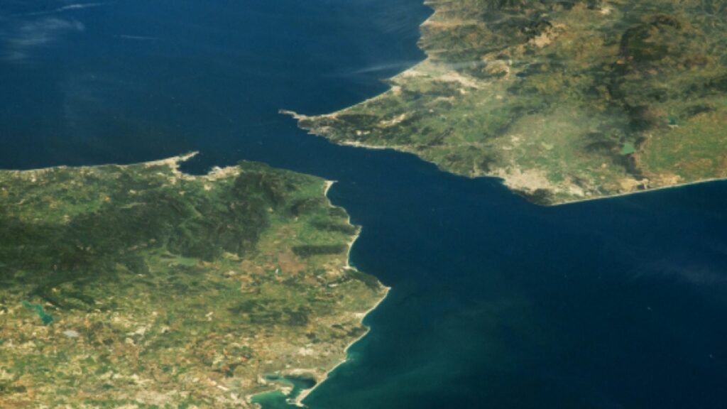 Estrecho de Gibraltar / Página Nasa 