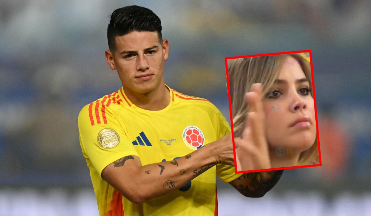 Revelan video de quien sería la nueva novia de James: la pillaron en final de Copa América
