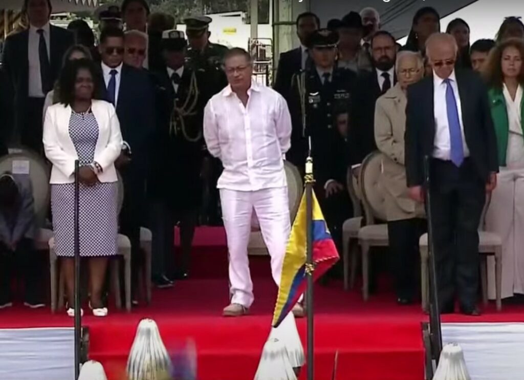 El presidente Gustavo Petro estuvo así en Bogotá. Foto: Pulzo.