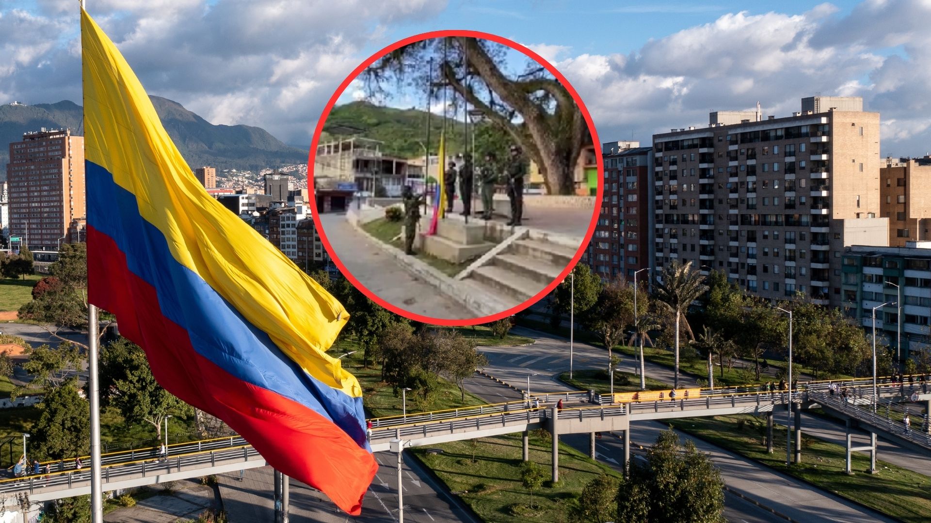 Video: soldados colombianos celebraron solos el 20 de julio en Suárez, Cauca