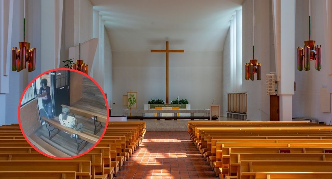 Robo en iglesia de Cali: ladrón se metió a parroquia San Joaquín y atracó