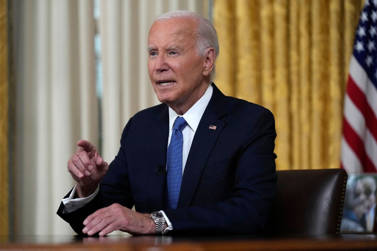 Joe Biden dio un discurso explicando razones por las que retiró su candidatura