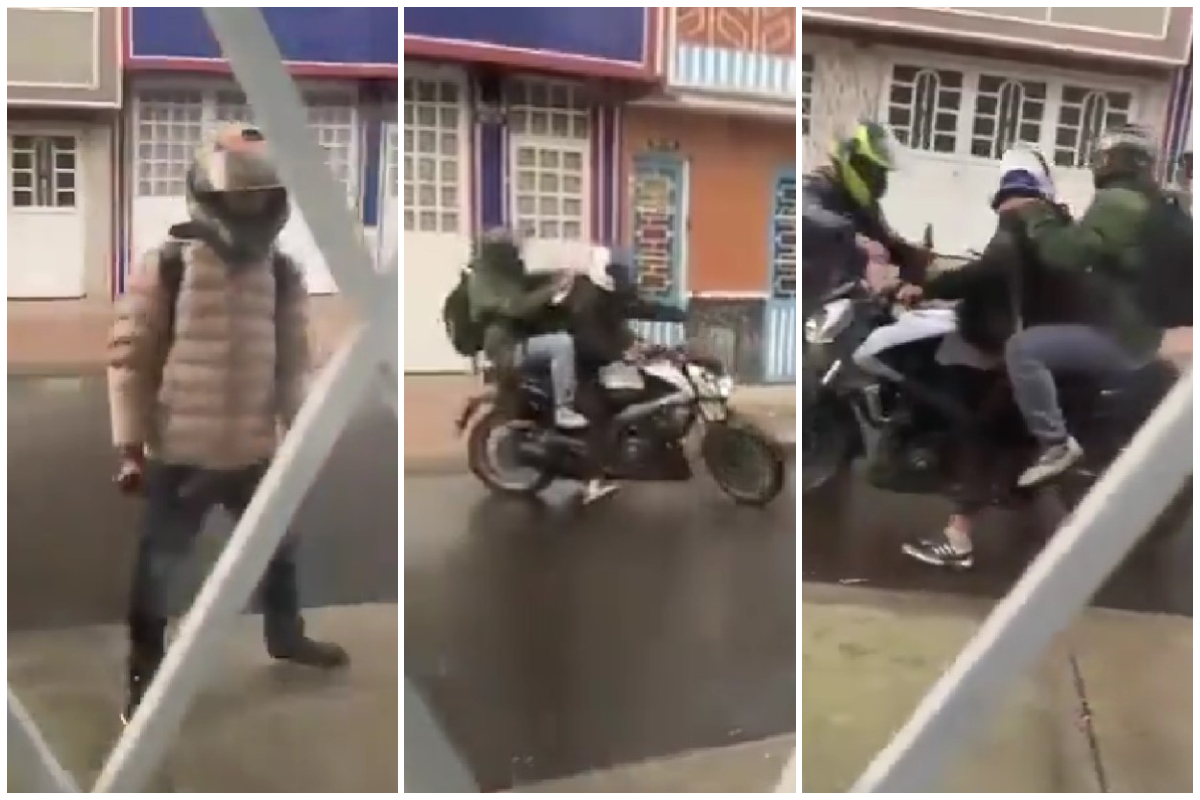 Noticias Bogotá hoy: robo en Villa Mayor con moto y disparos: video de cómo fue