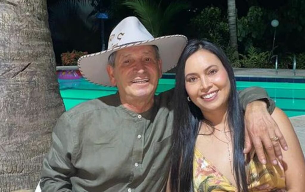 Darío Gómez y Johana Vargas. Foto: Instagram