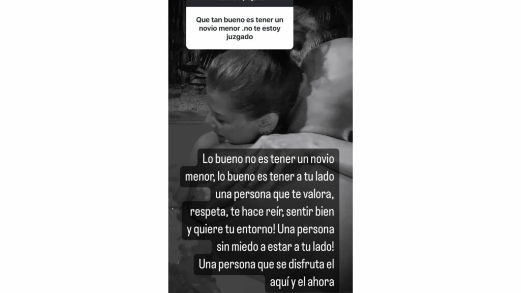 Respuesta de Carolina Cruz / IG: @carolinacruzosorio