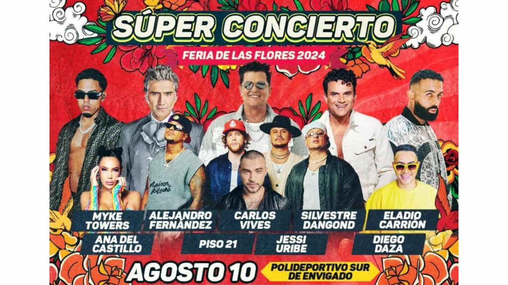 Cartel de artistas / Página Tuboleta