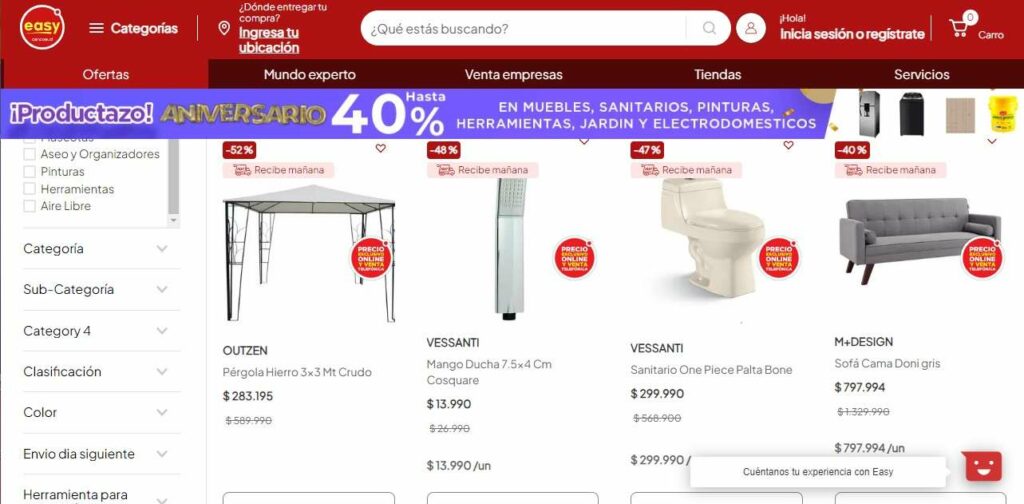 Descuentos de Easy en Colombia hasta agosto de 2024. / Easy
