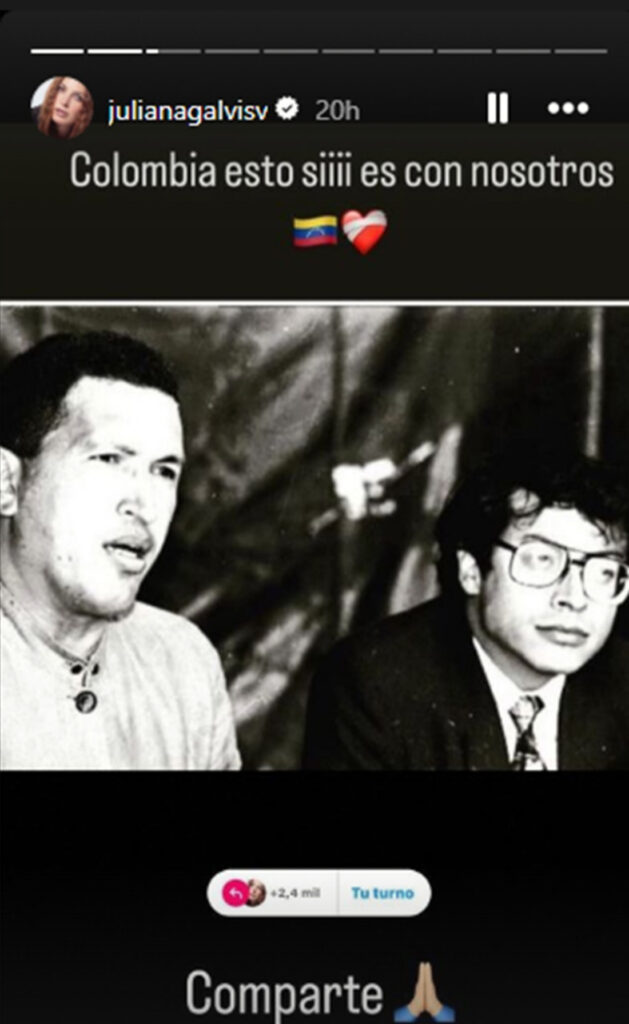 Captura de pantalla de Instagram