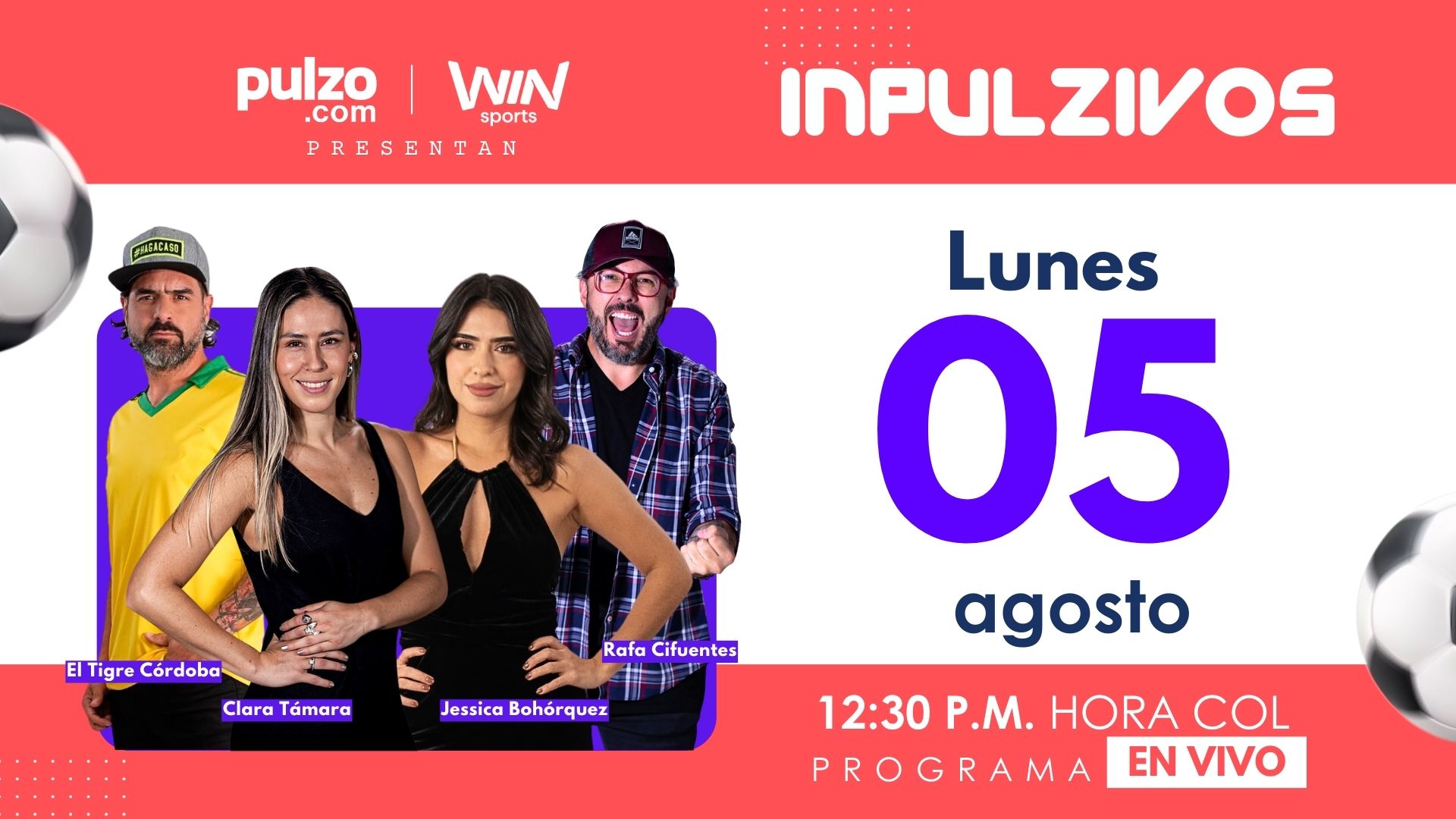 Inpulzivos en vivo: Ángel Barajas, Liga BetPlay y más temas del lunes 5 de agosto