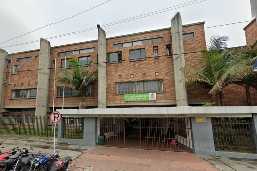 Centro transitorio para jóvenes en Bogotá