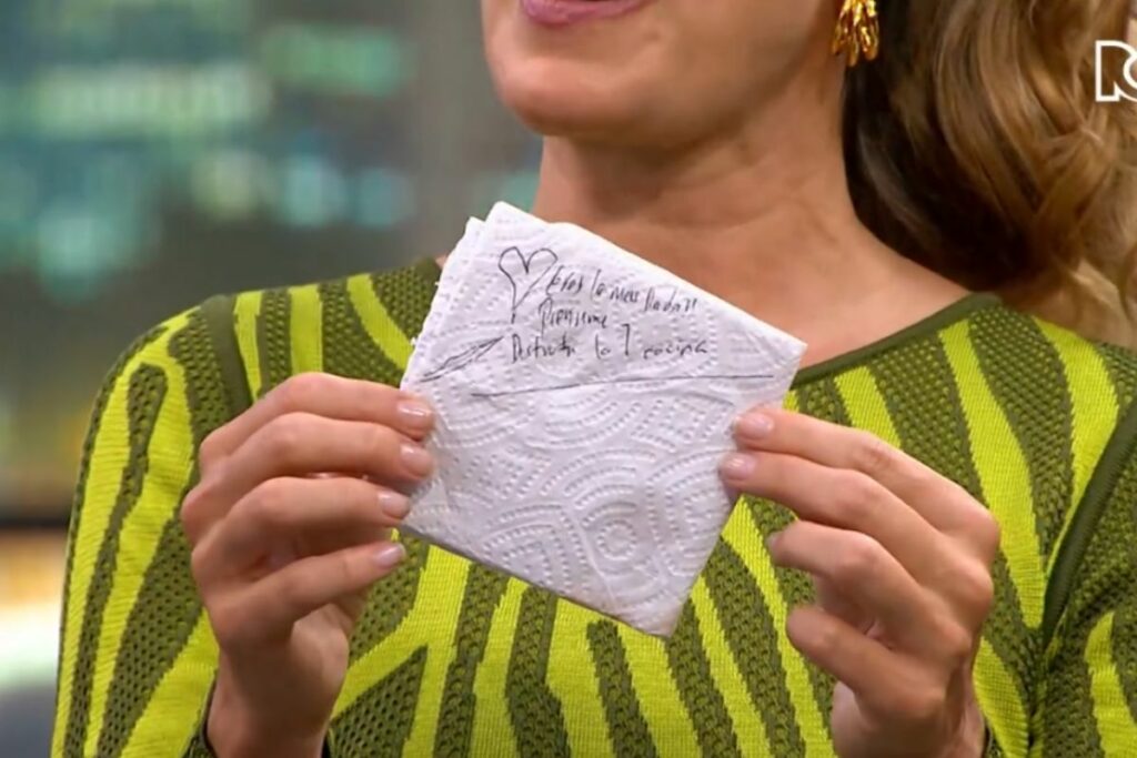 Alejandro Estrada y Dominica son expuestos en 'Masterchef' por Claudia Bahamón / captura de pantalla instagram @alejoestrada