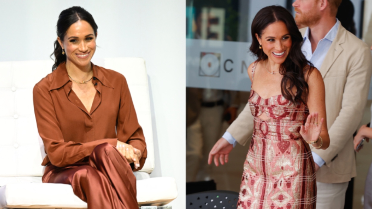 Cuáles han sido los outfits de Megan Markle en Colombia y cuánto cuestan