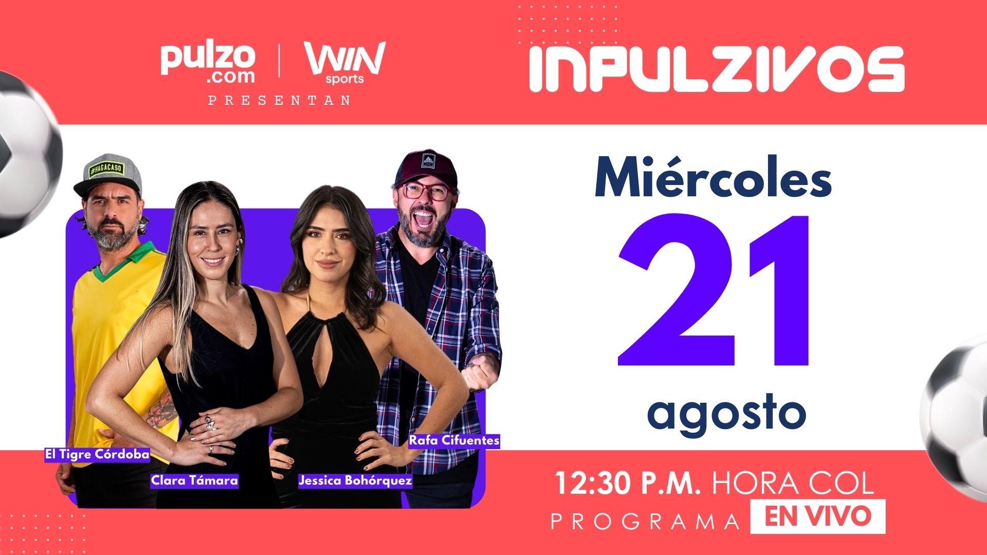 Inpulzivos EN VIVO hoy miércoles 21 de agosto: Junior, Medellín, Santa Fe y más