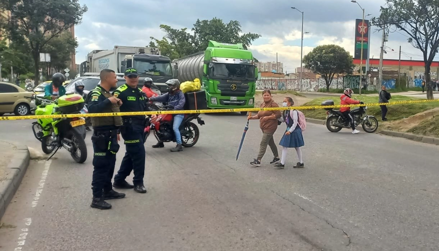 Protesta en U. Distrital de Bogotá: trancones y cambio obligado en Transmilenio