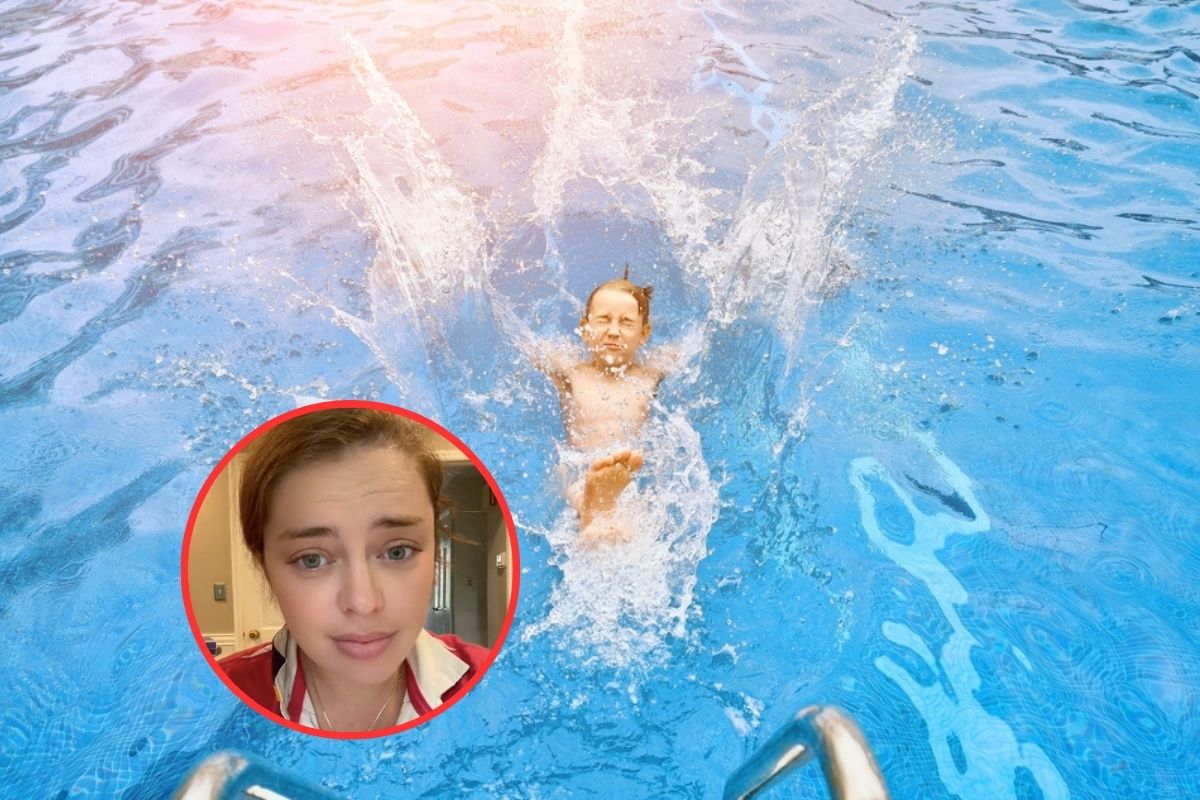 Mamá es viral por advertir sobre niños en la piscina: ahogamiento seco