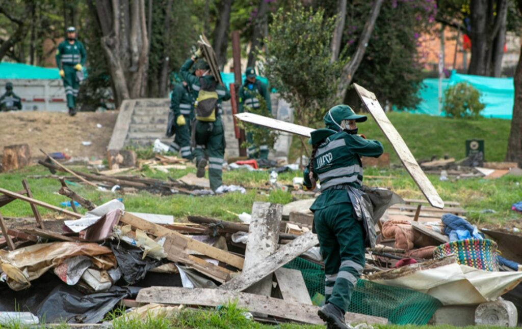Parque Nacional estará cerrado por dos meses mientras se inicia la recuperación. Foto: Alcaldía de Bogotá