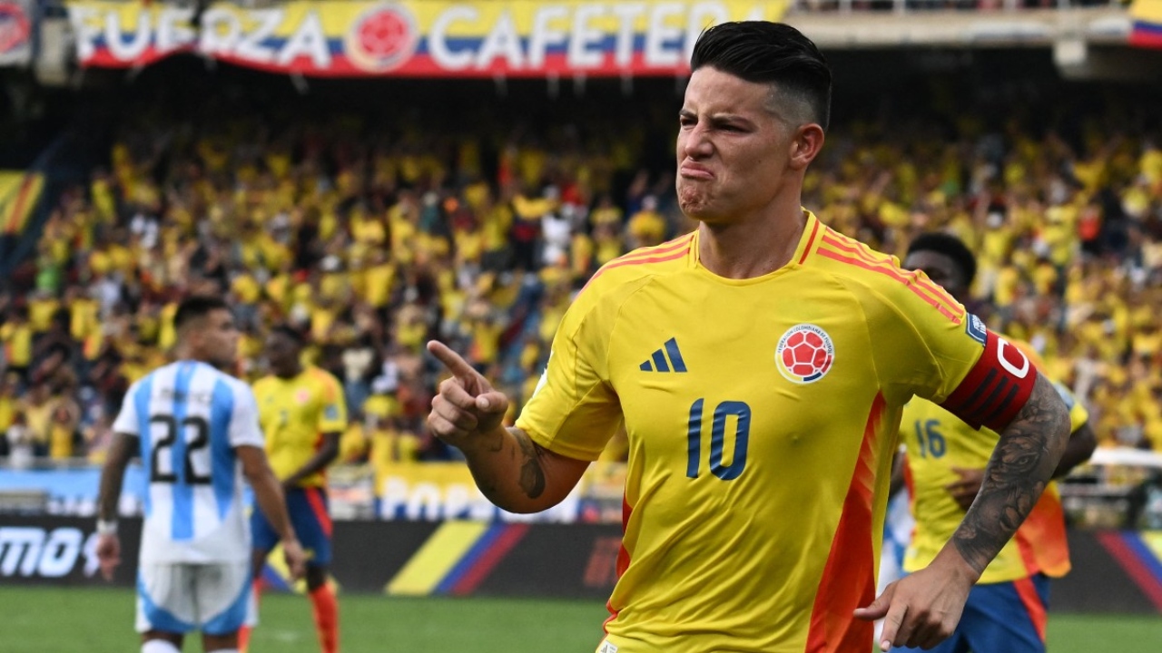 James Rodríguez, a propósito de cómo aparece en el EA FC 25: foto