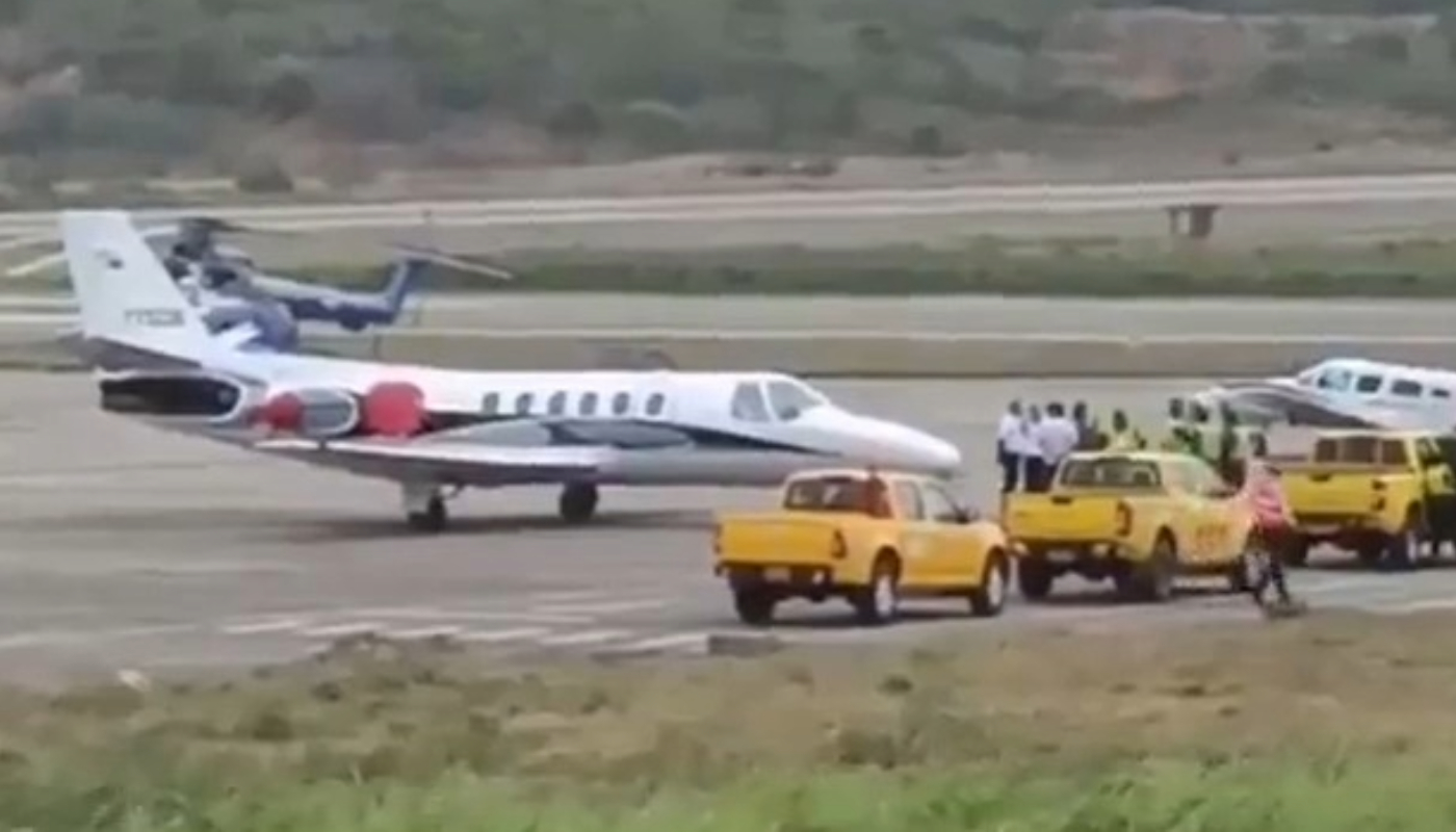 Quiénes iban en la avioneta venezolana que aterrizó en Cúcuta. 