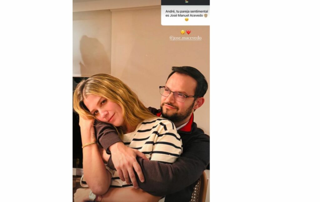 Andrea Guerero y José Manuel Acevedo. Foto: Instagram @andreaguereroquintero.