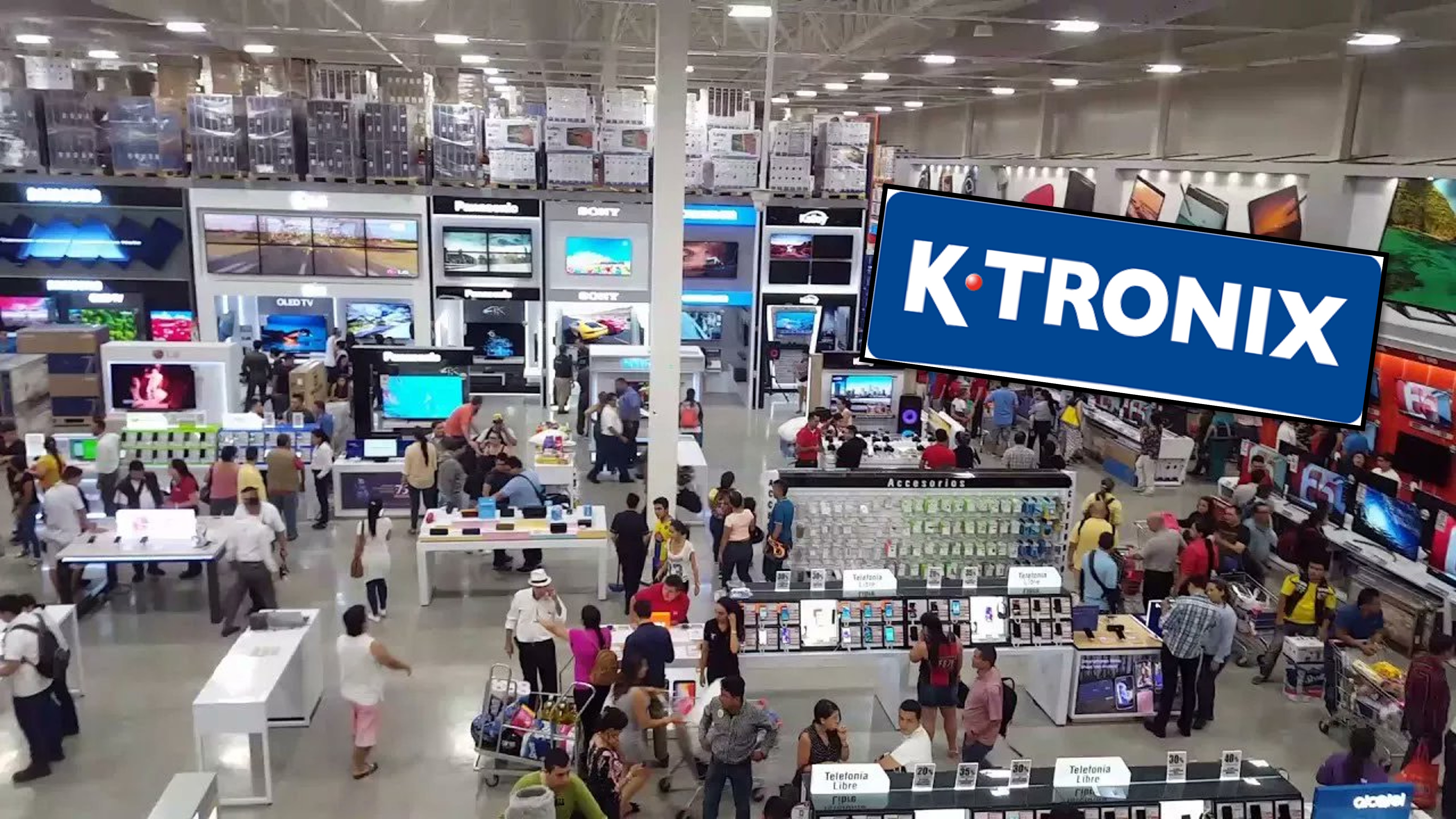 Ktronix (de Alkosto) lanza promoción de 70 % para celulares y TV Samsung. Ambos son negocios del grupo Corbeta en Colombia.