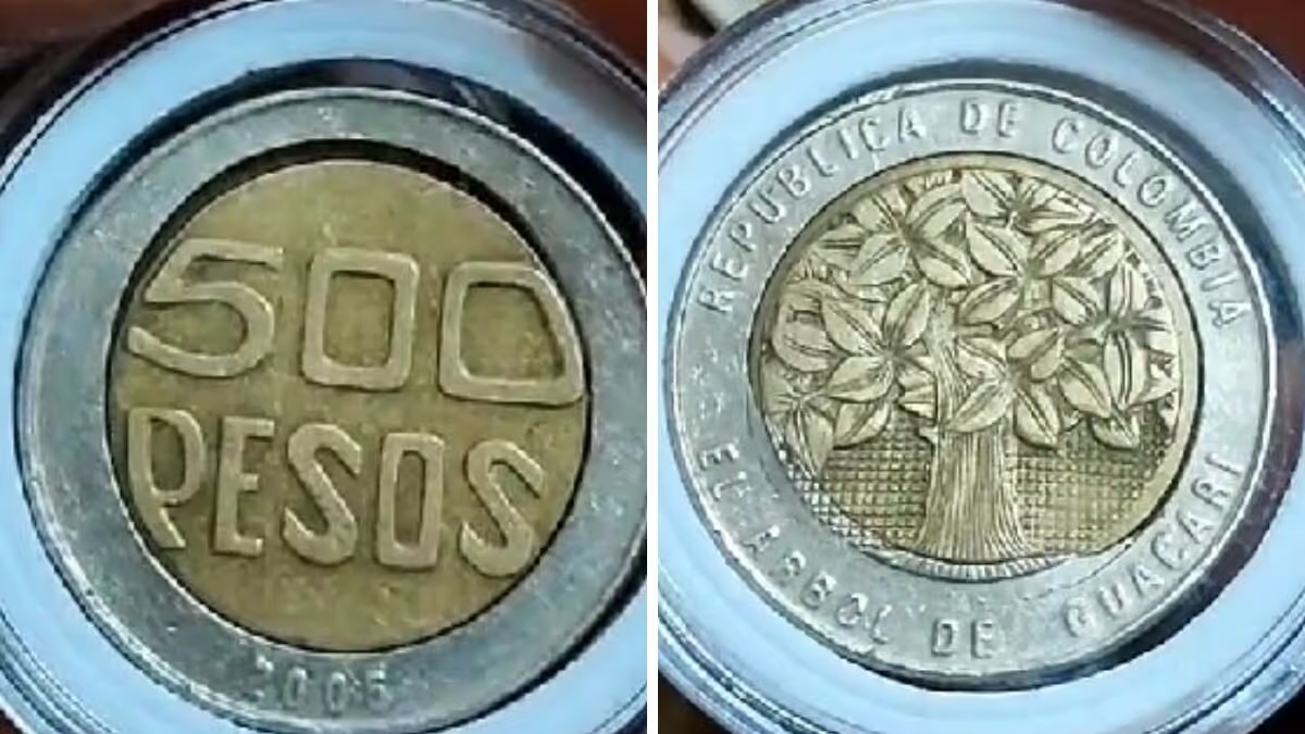 Moneda de $ 500 pesos en Colombia tiene detalle nostálgico que pocos conocen