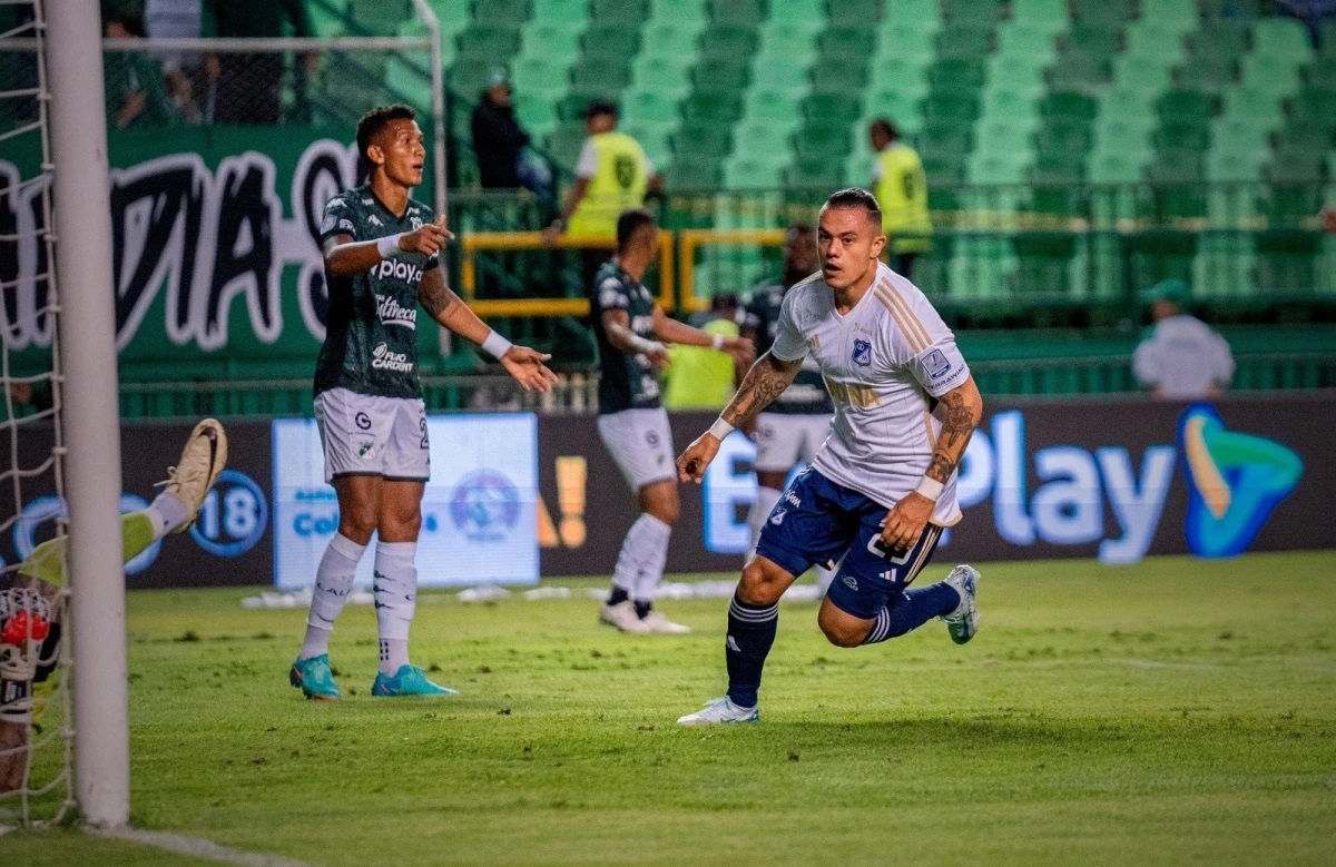 Deportivo Cali se sigue hundiendo en la Liga BetPlay: Millonarios dio golpe en Palmaseca y acrecentó la crisis del conjunto 'Azucarero'.