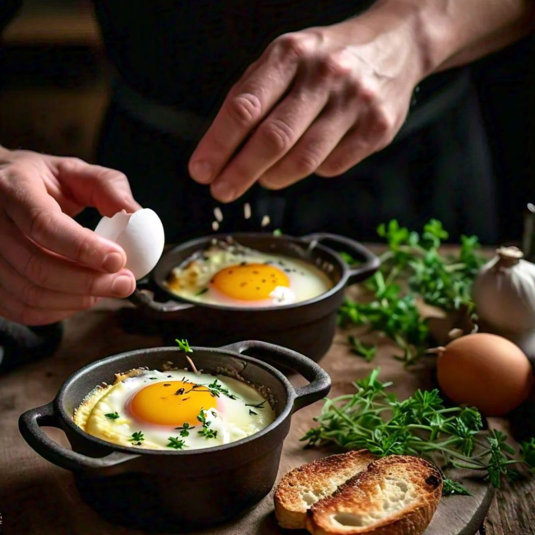 ¿Cómo hacer huevos cocotte caseros? Paso a paso con ingredientes y más 