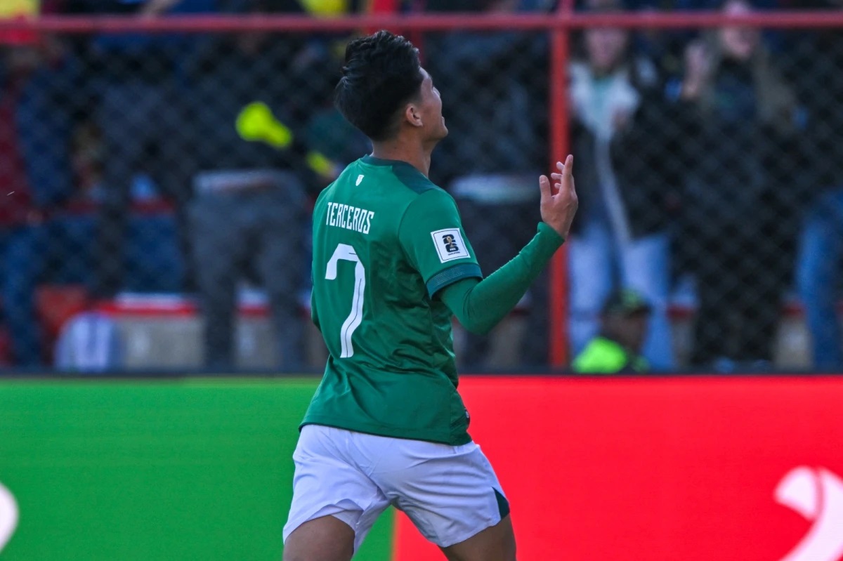 Miguel Tercero, autor del gol que le dio la victoria a Bolivia sobre la Selección Colombia, habló tras su gran anotación. No se cambia por nadie.