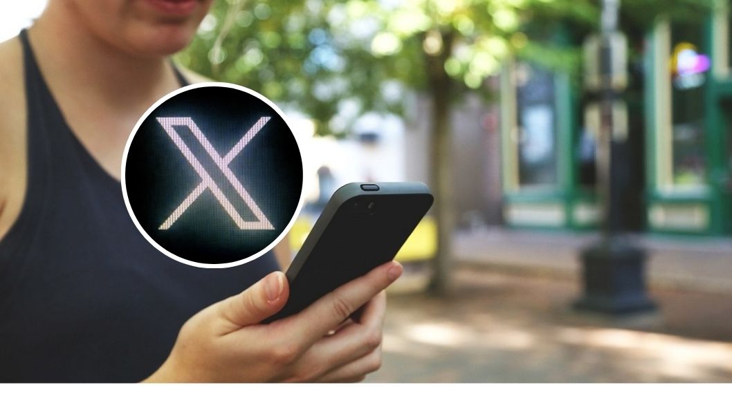 Foto de persona con celular, en nota de cuál es el nuevo cambio en X (antes Twitter) y cómo proteger posts de bloqueados