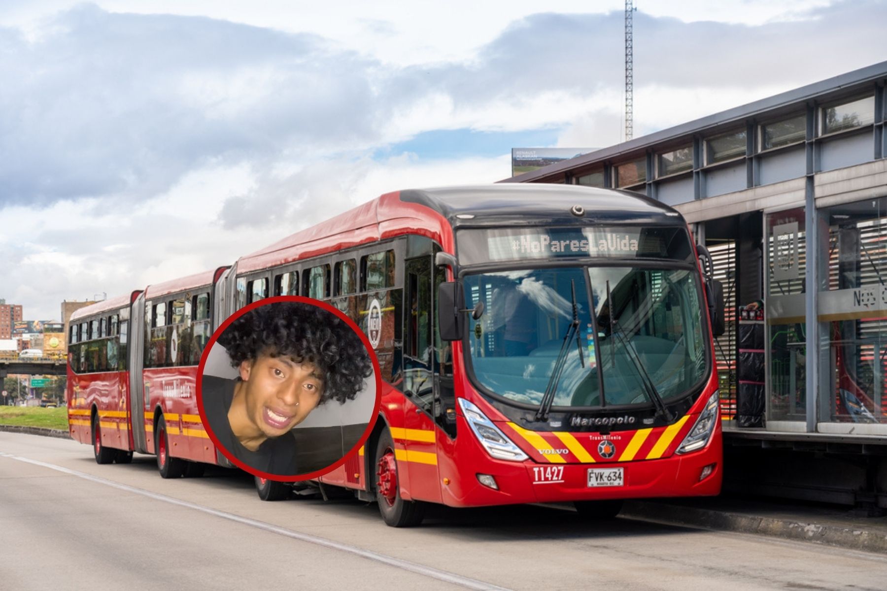 Sueldo de un cantante en Transmilenio.