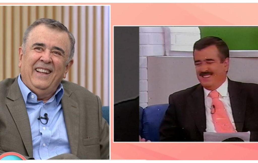 Así lucía Javier Hernández Bonnet cuando presentaba 'Día a día', de Caracol TV. Foto: Caracol TV