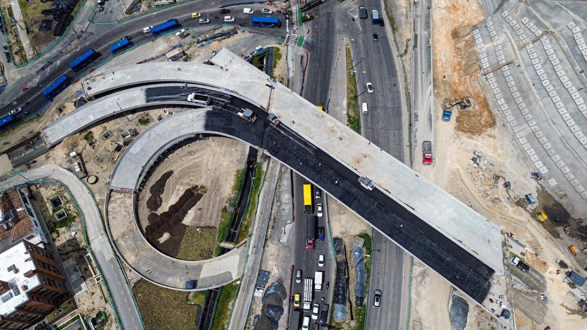 Puentes que se construyen en la avenida Boyacá con calle 127 