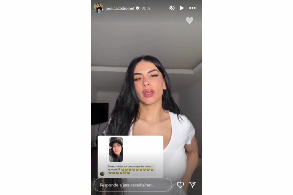 Jessica Cediel reveló la razón de sus lágrimas y tiene que ver con la salud/ captura de pantalla instagram @jessicacedielnet
