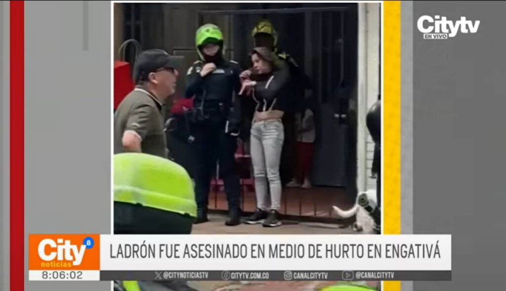 Mujer fue capturada tras intento de robo en casa de barrio Bonanza, en Bogotá/Foto: Citytv.