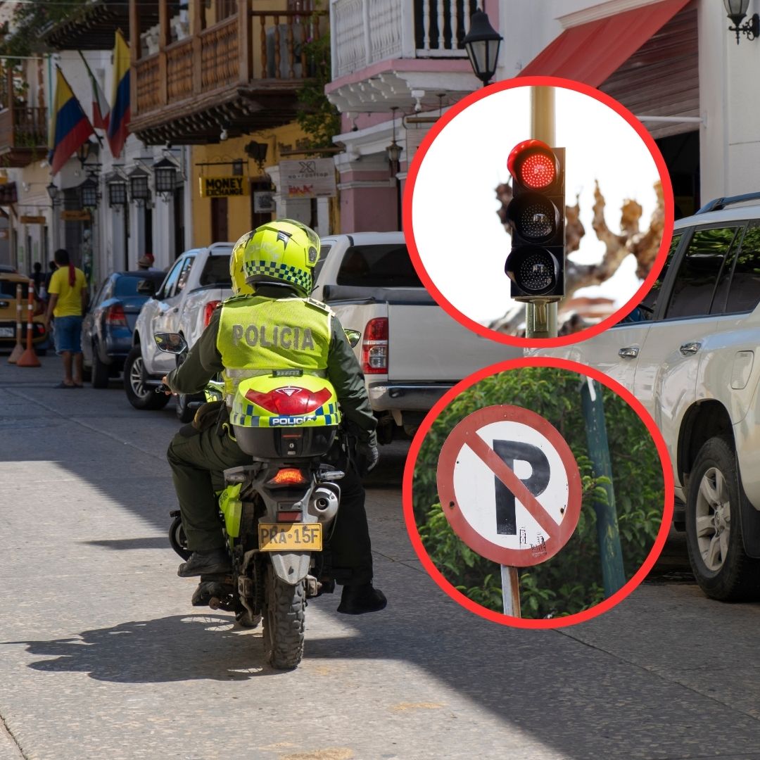 Cuál es la multa más cara en Colombia: entre estacionarse mal o pasarse semáforo