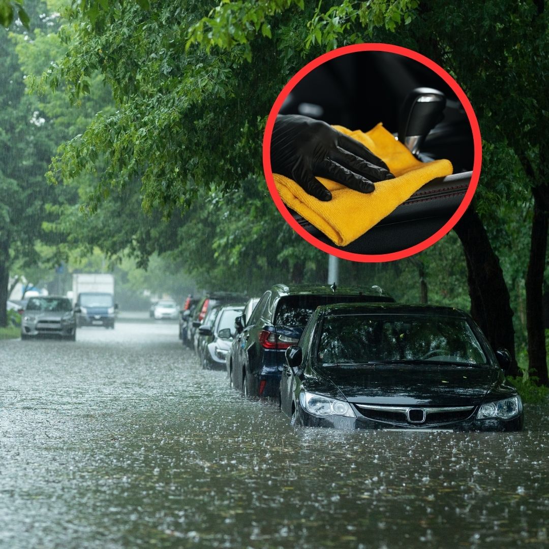 ¿Cómo evitar que se acumule agua en el interior del carro por lluvia?