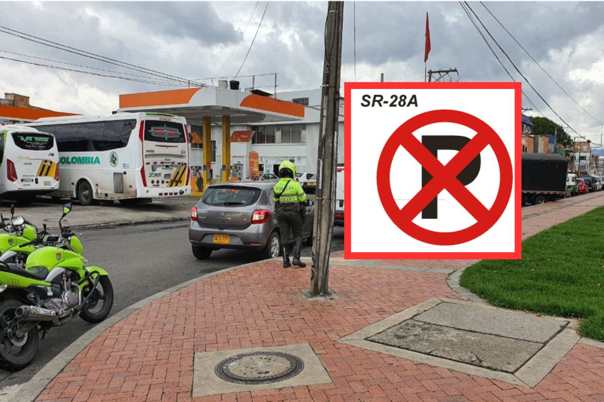 ¿Qué es la señal SR-28A de prohibido parquear en Colombia? Muchos la desconocen y cuesta más de 650.000 pesos a conductores desconfiados. 