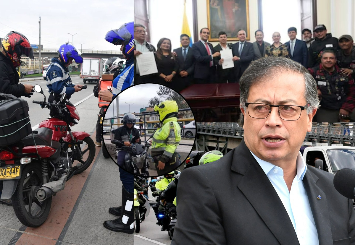 Gustavo Petro decidirá su aprueba ley que apoya la eliminación de inmovilización de motos por infracciones menores de tránsito. Acá, detalles.