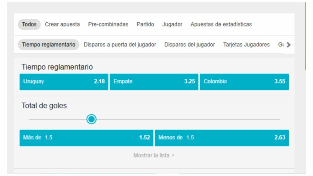 Imagen de referencia / Página BetPlay