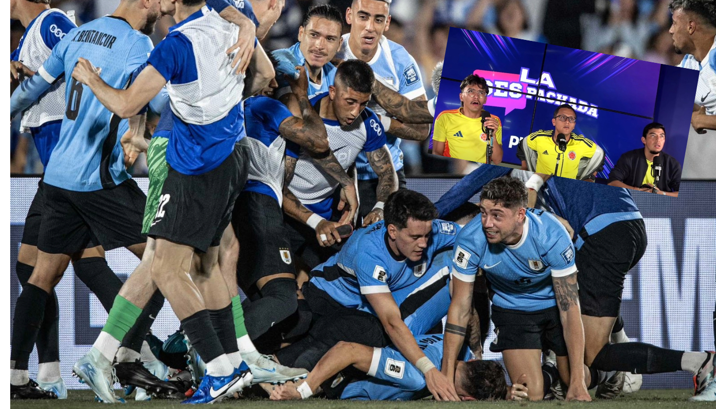 Reacción en vivo a la derrota de Colombia en Uruguay.