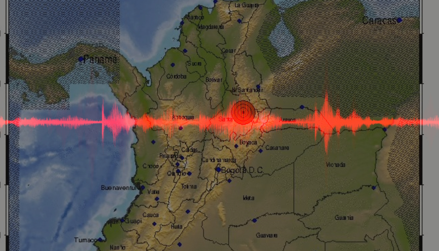 Sismo en Colombia. 