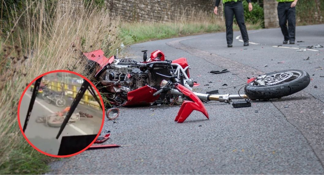 Grave accidente de tránsito en Mosquera, Cundinamarca, deja a un motociclista muerto