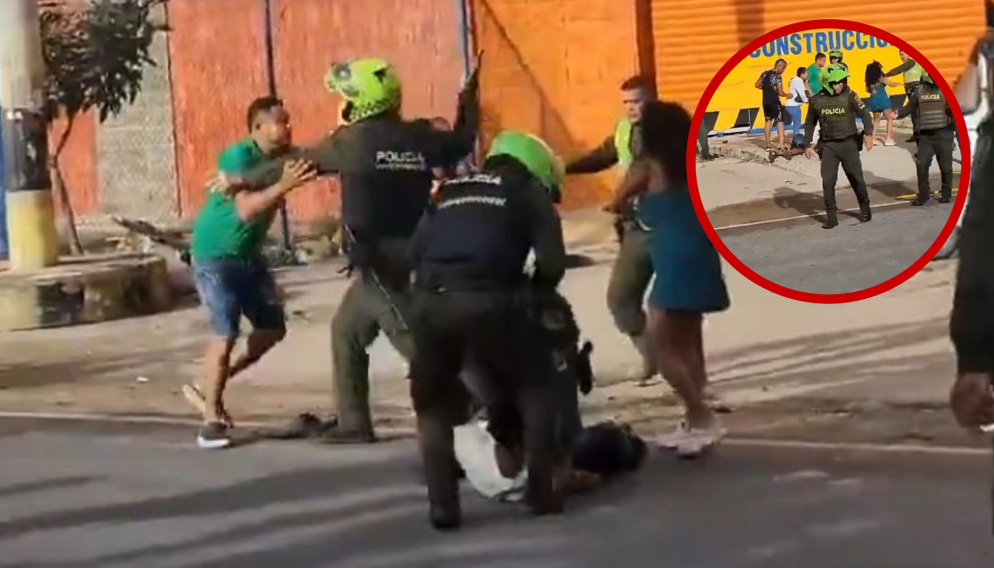 Pelea en Malambo, Atlántico