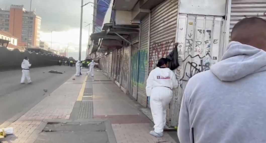 En este lugar ocurrió el tiroteo en San Victorino que dejó a dos personas muertas