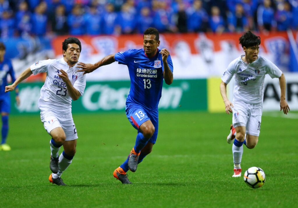 Fredy Guarín en China. / AFP