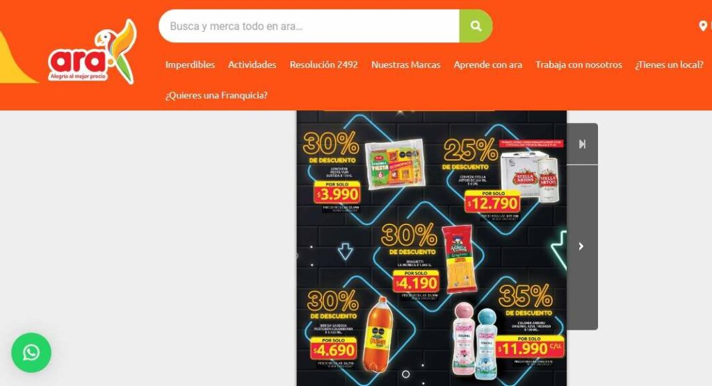 Ara con descuentos de 35 por ciento por Black Friday./ Ara